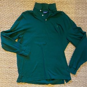 Green Polo Golf Long Sleeve